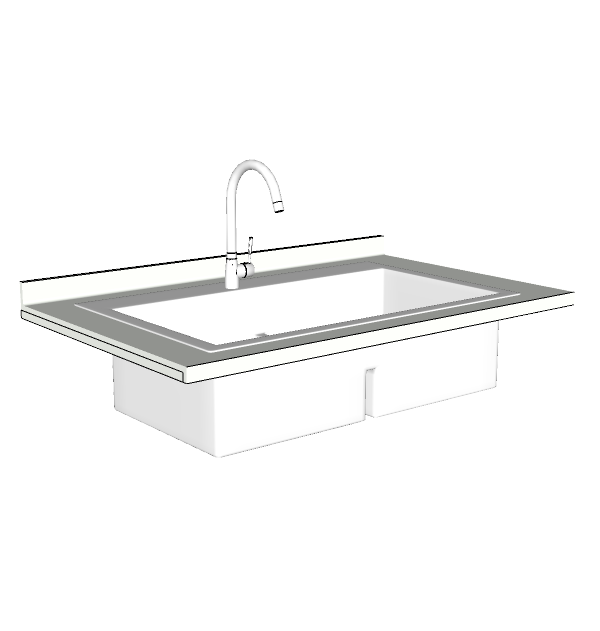 Sink - with Counter