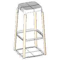 Herman Miller - Steelwood Chair (stool)