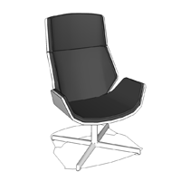 Boss Design - Kruze Lounge Chair (High Back)