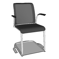 Steelcase - Reply Side sled base