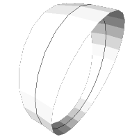 Flexible duct - Radial bend