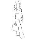 Woman walking towards - 