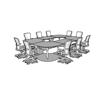 Haworth - Tables_Freeline_10 seating