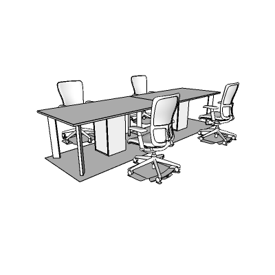 Haworth - Tables_Planes_4 Seating